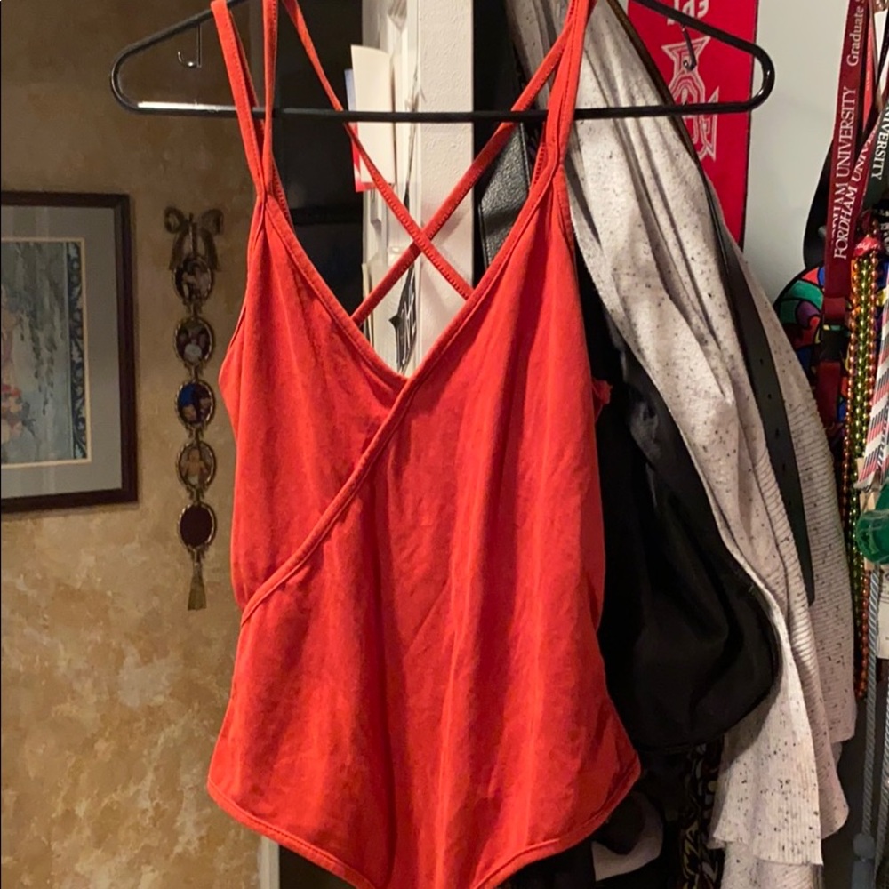 Flattering Suede Bodysuit